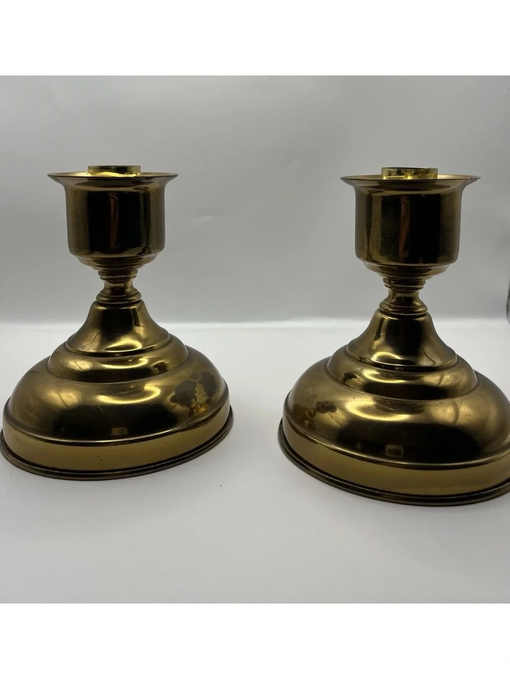 Brass Taper Candlestick Holders